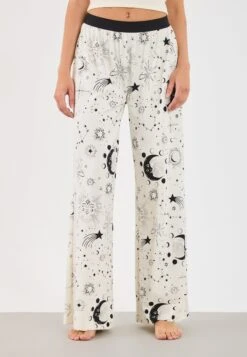 Even&Odd 2 PACK - Pyjamabroek - Black/ Beige