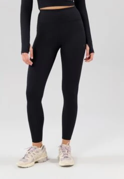 ESSENTIAL QUICK DRY FULL LENGTH HIGH RISE LEGGING - Tights - Black