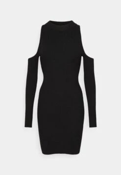 Even&Odd Party Schulterfrei Bodycon Mini Strickkleid - Gebreide Jurk - Black -Even-Odd Winkel c35bc15c85f54d2eb4944a659eb06ce5