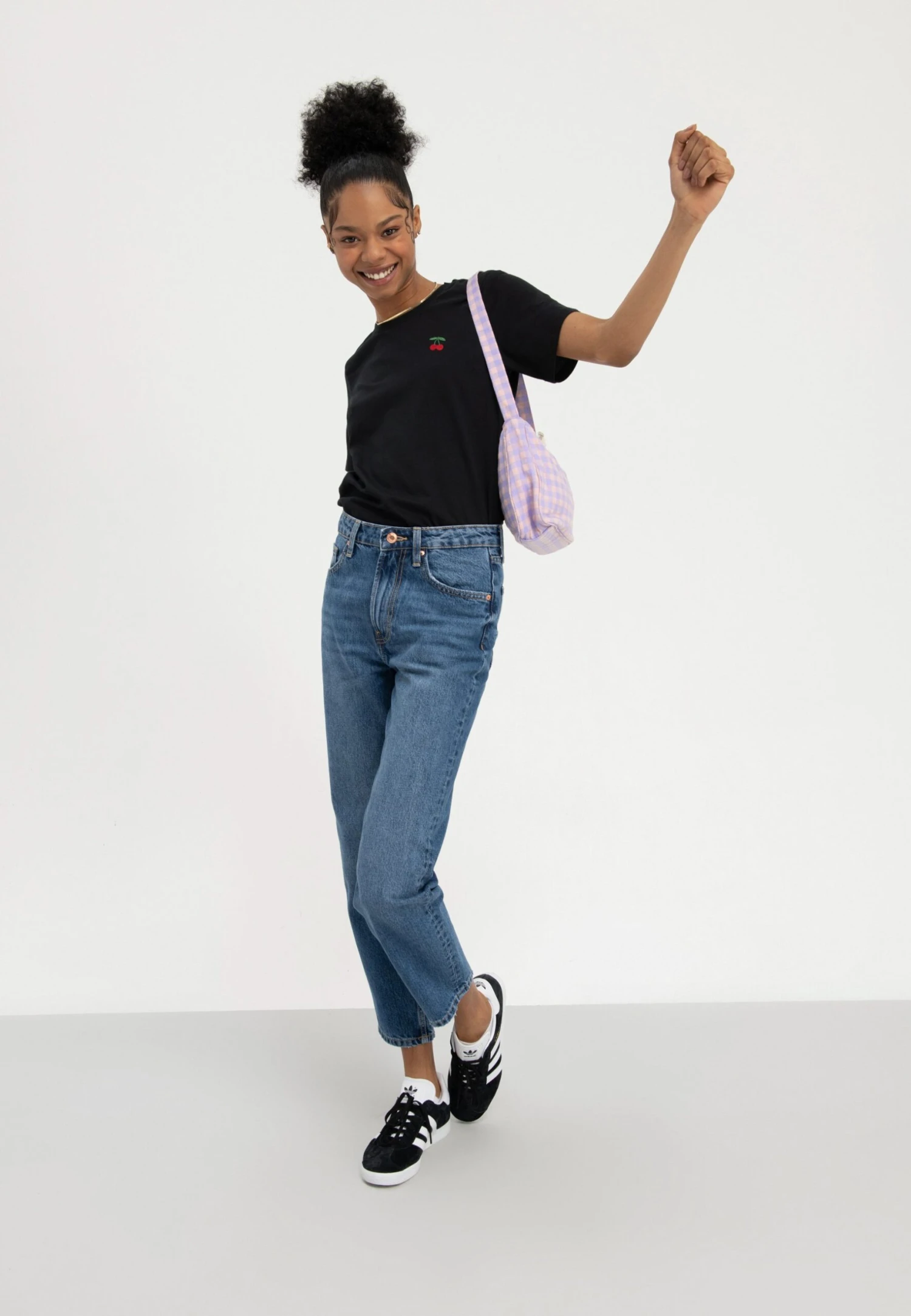 Even&Odd 2 Pack - T-Shirt Basic - Black/White 3 Even&Odd 2 Pack - T-Shirt Basic - Black/White