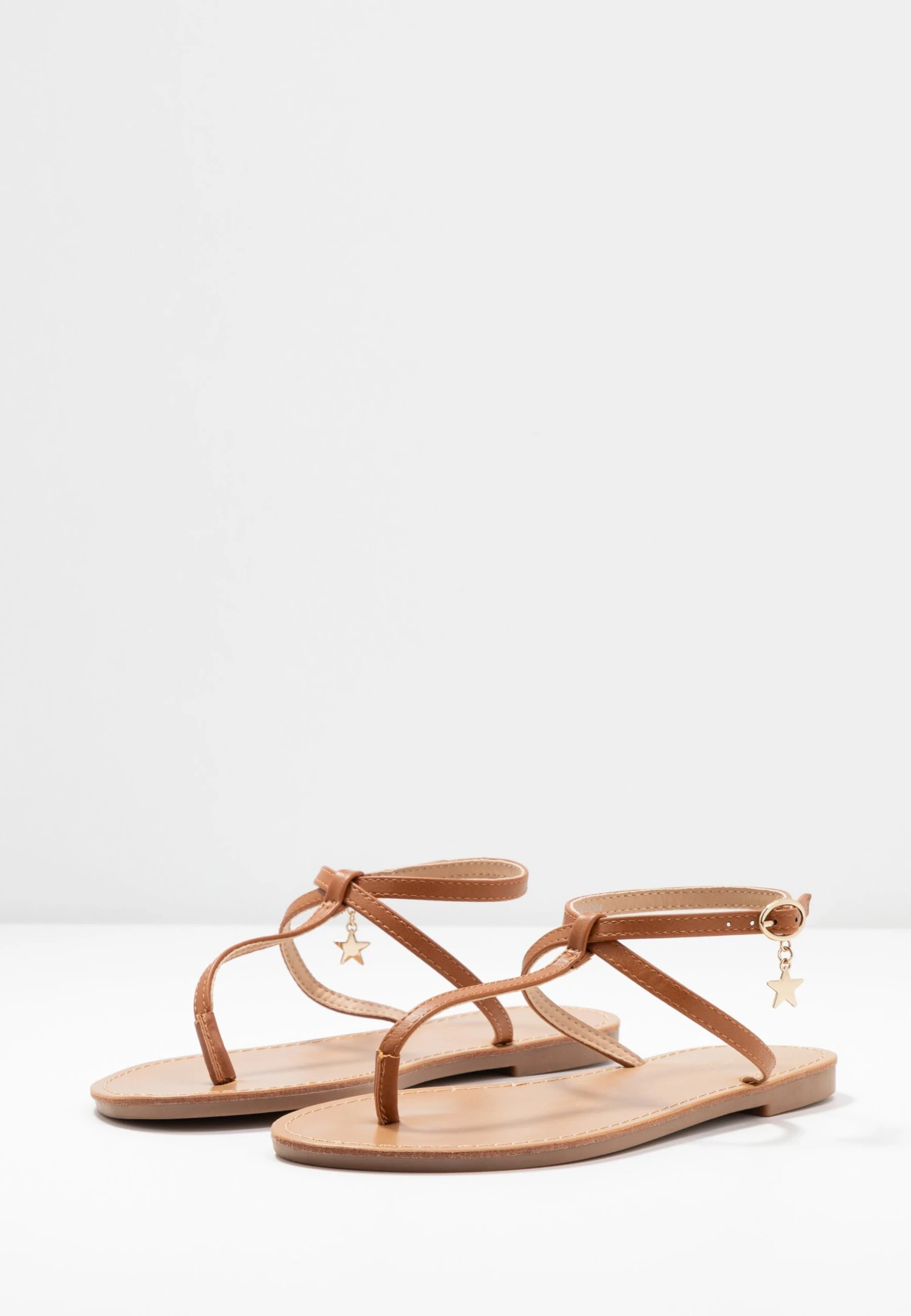 Even&Odd Teensandalen - Cognac 7 Even&Odd Teensandalen - Cognac - Afbeelding 5