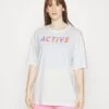 Oversized - T-Shirt Print - White -Even-Odd Winkel ce83d2d8e8ca4a5d9c0d6acb4c54f434