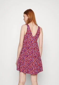 Even&Odd Sleeveless V Neck Volant Hem Flared Mini Dress (Eo-Ss23-C135-Sj) / Black - 802_Pink - 402_Orange - 205 - Jurk - Black - 802_Pink - 402_Orange - 205 -Even-Odd Winkel cfaa0dc226794948b08bf33e896497ba