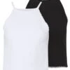 Even&Odd 2 Pack - Top - Black/White -Even-Odd Winkel d0a7e619ed964c18879b493e4b58c7dd