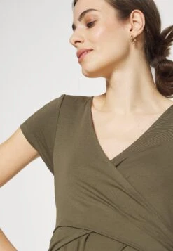 2Pack - T-Shirt Basic - Khaki/Dark Blue -Even-Odd Winkel d78cb222606244dcada611db2e95e9ed