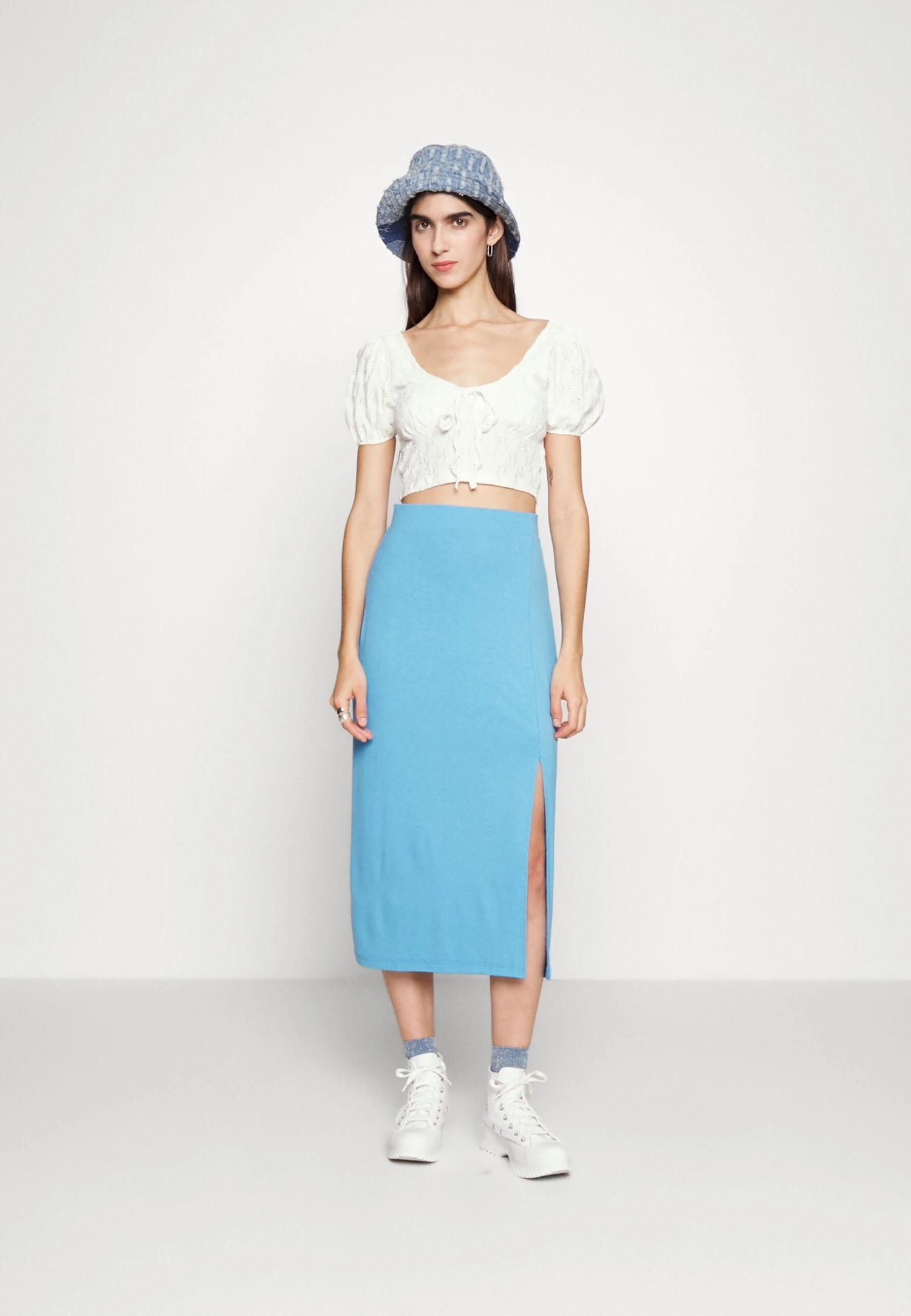 Even&Odd Kokerrok - Blue 4 Even&Odd Kokerrok - Blue - Afbeelding 2