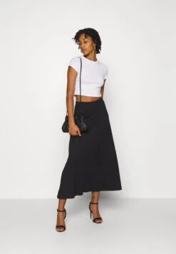 Even&Odd Basic Maxi Skirt - A-Lijn Rok - Black -Even-Odd Winkel e6eb5f9f71ac4029a8f1222ca7bc0171