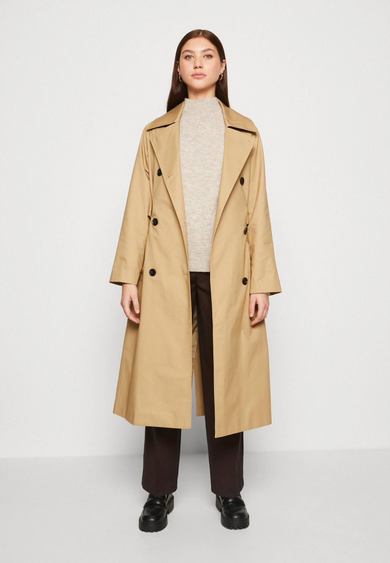 Even&Odd Trenchcoat - Beige 4 Even&Odd Trenchcoat - Beige - Afbeelding 2