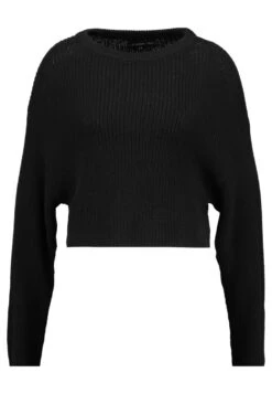 Even&Odd Cropped Jumper - Trui - Black -Even-Odd Winkel e85001ce9542453992838447401a35e8