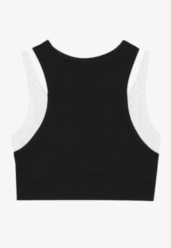 DOUBLE LAYER SLEEVELESS CONTRAST TOP - Sport-bh Met Light Support - Black -Even-Odd Winkel e8dad80dbc4440b49240da3c42ee3f81