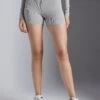 HIGH RISE BOOTY SHORTS - Legging - Mottled Light Grey -Even-Odd Winkel ec965863da5741edbb8d503f8d5a5063