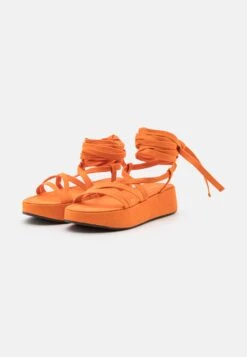 Even&Odd Sandalen Met Plateauzool - Orange -Even-Odd Winkel f0c702195c9241f380cc2250f0d91681