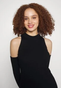 Even&Odd Party Schulterfrei Bodycon Mini Strickkleid - Gebreide Jurk - Black -Even-Odd Winkel f2dc5d90fd7d49d18cc121a7993530fa