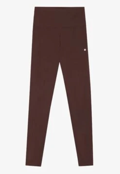 ESSENTIAL FULL LENGTH HIGH RISE LEGGINGS - Tights - Dark Brown -Even-Odd Winkel f4bb89bbc70742779c1e7b08e974760c