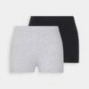 Even&Odd 2 Pack - Shorts - Black/Mottled Light Grey -Even-Odd Winkel f4ce10d6d61f4a5fb656347ebb3e35ce