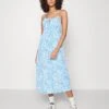 Midi Summer Dress- Jurk - Blue/White 2 Midi Summer Dress- Jurk - Blue/White -Even-Odd Winkel f7f8bca48c2c48969d06ab9c712bf24b