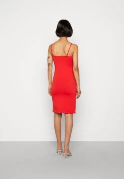 Even&Odd Strappy Mini Bodycon Dress- Jerseyjurk - Red -Even-Odd Winkel f9e11ccc01444a0ead505d108af9988b