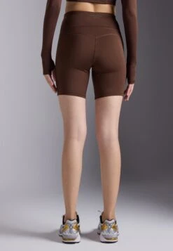 ESSENTIAL QUICK DRY MID LENGTH HIGH RISE CYCLING SHORTS - Tights - Brown -Even-Odd Winkel fe494aefa57b460eb2f6a7fc6e5ff7a0